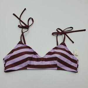 Aerie V Scoop Bikini Top Women's Size M